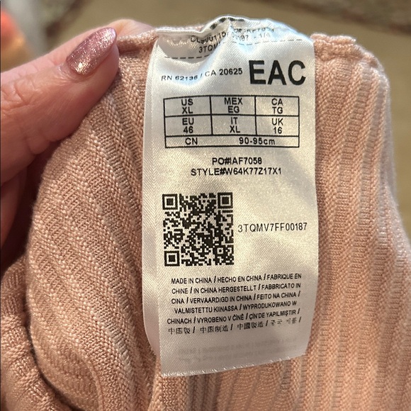 Guess Light Pink Ribbed Mini Dress - Picture 5 of 5